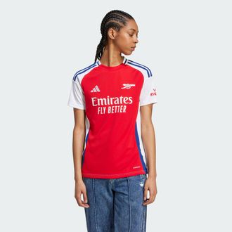 adidas adidas Performance Womens Arsenal 24/25 Home Jersey - Red Recycled Material - Size X-Small