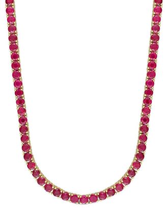 Rina Limor 14K 16.20 ct. tw. Ruby Tennis Necklace