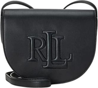 Ralph Lauren Witley Medium Tas - Dames - Tassen - Zwart - Maat: ONE Size Leer
