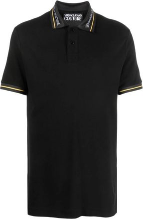 Versace Jeans Couture Polo - Heren - Polos - Zwart - XL - Tops