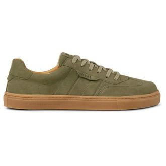 Koel Hugh Suede Barfussschuhe f&uuml;r Herren | oliv