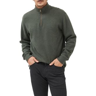 Rodd & Gunn Alton Ave Regular Fit Pullover Sweatshirt in Forest at Nordstrom, Size Xxx-Large