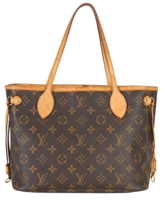 Louis Vuitton Brown Canvas Monogram Neverfull Pm (Authentic Pre-Loved)