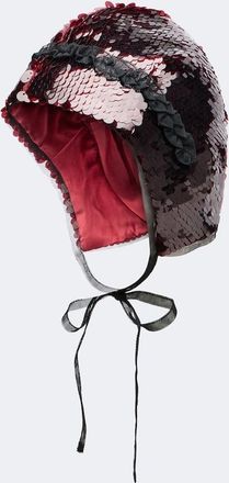 Simone Rocha Sequined tulle-trimmed hood