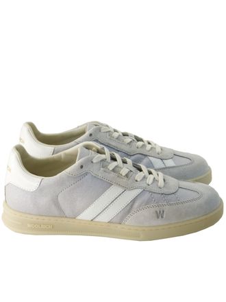 Woolrich Grey Double U. T Camoscio Suede Sneakers
