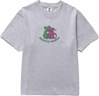 Service Works Mens Family Fruit Tee In Heather Grey