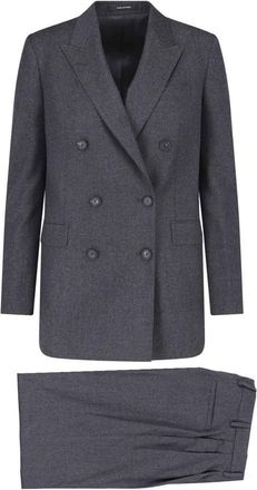 Tagliatore Double-Breasted T-Jasmine Suit in Virgin Wool and Silk