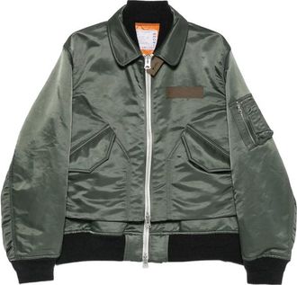 sacai Layered Zip-fastening Jacket