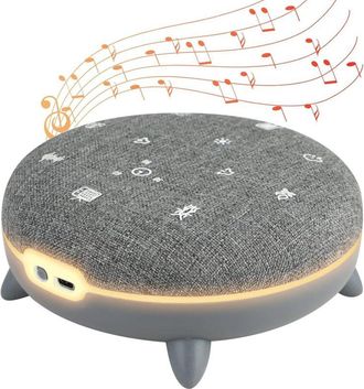 OEM Ayuda Para Dormir, M&aacute;quina De Ruido Blanco Con 7 Sonidos Relajantes, Transmisi&oacute;n De M&uacute;sica Por Bluetooth, 8 Modos De Luz, Programas De 30, 60 O 90 Min