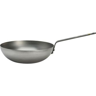 De Buyer Padella Wok conica, altezza 159 mm, lunghezza 515 mm, &oslash; 283 mm