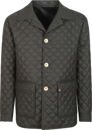 Tagliatore Evans Quilted Blouson - Heren - Jassen - Groen - Maat: L