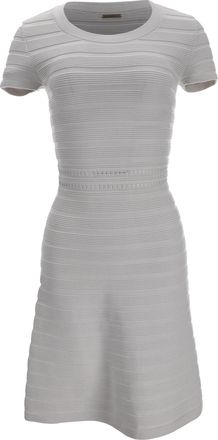 Michael Michael Kors Bandage Knee-Length Dress in White Viscose
