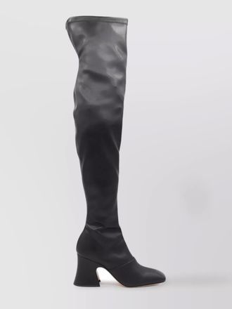 Chlo&eacute; leather over-the-knee boots