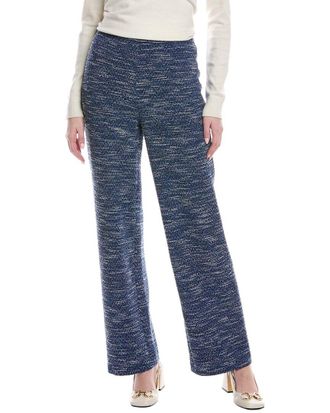 St. John Stretch Tweed Jersey Pull-On Pant