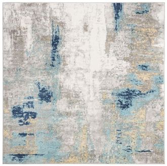 Safavieh Alfombra gris/oro 152 x 152 cm