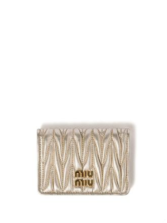 Miu Miu Pasjeshouder met GG-logo - Goud