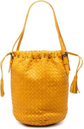 Bottega Veneta Pre-owned Bottega Veneta Nappa Intrecciato Drawstring Bucket Bag Ladies MDZYPC5VZK461LH0