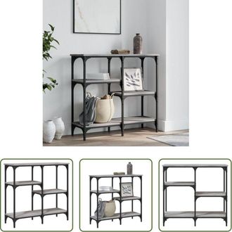 vidaXL vidaXL Tavolo da soggiorno - Tavolo Consolle Grigio Sonoma 80x29x75 cm in Legno Multistrato