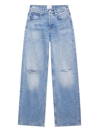 Anine Bing Hugh jeans - women - Regenerative Cotton - 28 - Blue