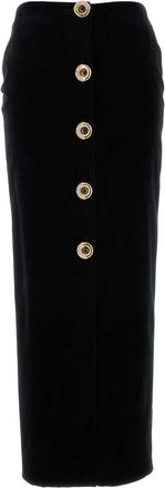 Blaze Black Velvet Jealousy Skirt