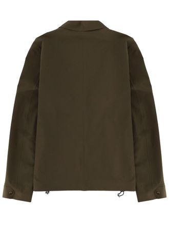Herno Polyamide Elastane Overshirt - Green