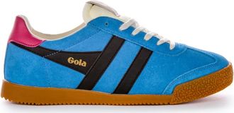 Gola Sneakers, female, Blue, 7 UK, Retro Santorini Womens Trainers Blue Black