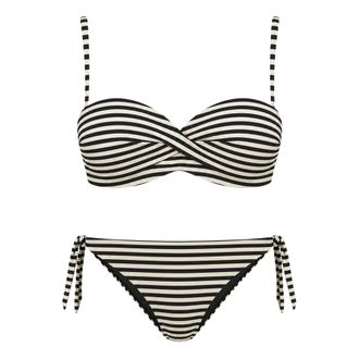 Twinset Bandeau Bikini with Reversible Bottom - female - Twinset - Bikinis - Multicolor - XL - Swimwear