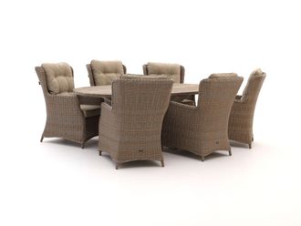 Intenso Furniture Intenso Milano/ROUGH-Y 240cm dining tuinset 7-delig