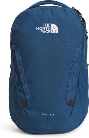 The North Face Mens Vault Everyday Laptop Backpack In Shady Blue/ White-Npf