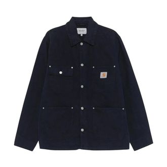 Carhartt Work in Progress Carhartt Wip, Light Jackets, male, Blue, Size: XL Sullivan Canvas Jacket