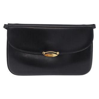 Bally Vintage Leather Leather Shoulder Bag Bag (Pre-Owned)