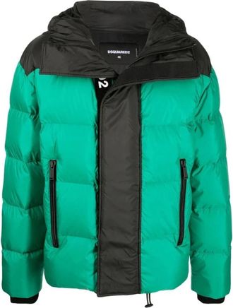 Dsquared2 Winterjas - Heren - Winterjassen - Groen - XL - Polyester - Jassen