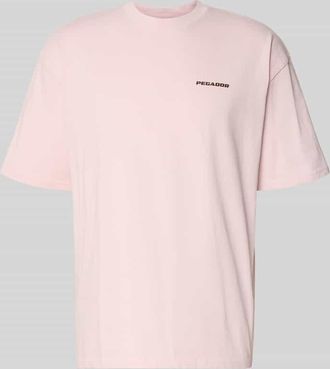 Pegador Oversized T-Shirt mit Label-Detail Modell Bovec in Pink, Gr&ouml;&szlig;e XXL