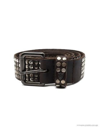 HTC Black Studded Synthetic Belt