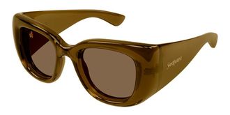 Saint Laurent SL 903 HOWL 004 Womens Sunglasses Brown Size 55 - Free RX Lenses - Free RX Lenses