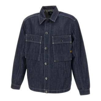 G-Star Mosa Neo Raw Overshirt - Heren - Spijkeroverhemden - Blauw - M - Katoen - Overhemden