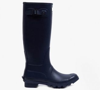 Barbour BEDE Womens Tall Wellington Boots Navy - Blue - Size UK 3
