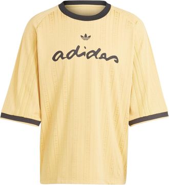 adidas Fashion Graphic T-shirt Asia Sizing Yellow Black IT7463