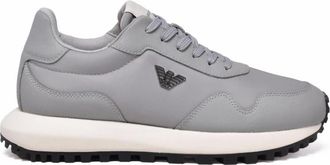 Emporio Armani Schoenen, Heren, Grijs, 41 EU, Sneaker