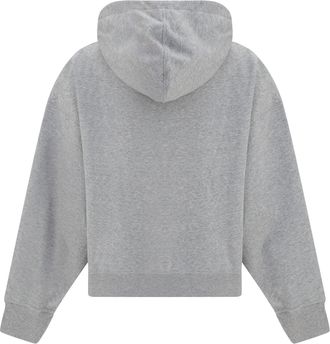Ganni Womens Cotton Zip-Up Hoodie Paloma Sweatshirts Sweater