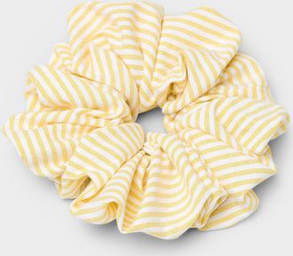 Simons Womens Large parasol-stripe scrunchie