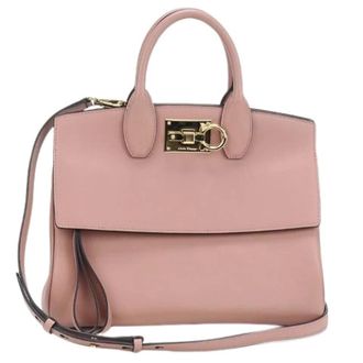 Ferragamo Pre-owned Handbags, female, Pink, Size: ONE SIZE Pre-owned Tote bag