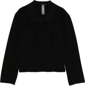 Norma Kamali Giacca con colletto alla Peter Pan - Nero