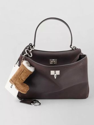 Balenciaga rodeo s leather crossbody shoulder bag