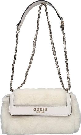 Guess Faux Fur Bag - Dames - Schoudertassen - Beige - ONE Size - Leer - Tassen