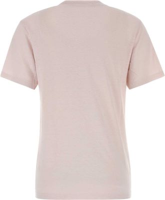 Isabel Marant Womens Zewel T-Shirt Pink Linen