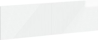 vidaXL Cabecero Montada En La Pared Haarlem Blanco Brillante Vidaxl