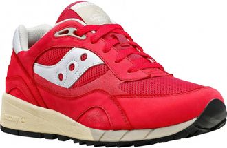 Saucony Mens Shadow 6000 Shoes In Red/white (Fuchsia)