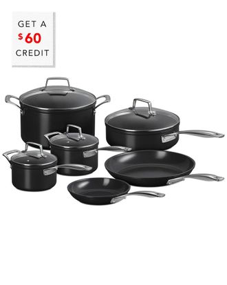 LE CREUSET 10Pc Cookware Set With $60 Credit
