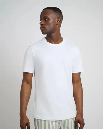 Onia Short Sleeve Sun Tee In White